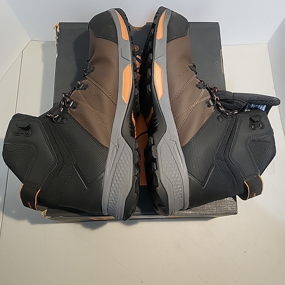 Timberlan Pro Switchback Mens Size 11.5 Brown Outdoor Composite Toe Safety Boots - Picture 8 of 12